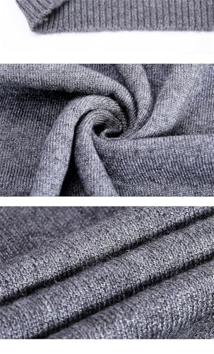 Men Wool Knitted Sleeveless Sweaters V-Neck Waistcoat3