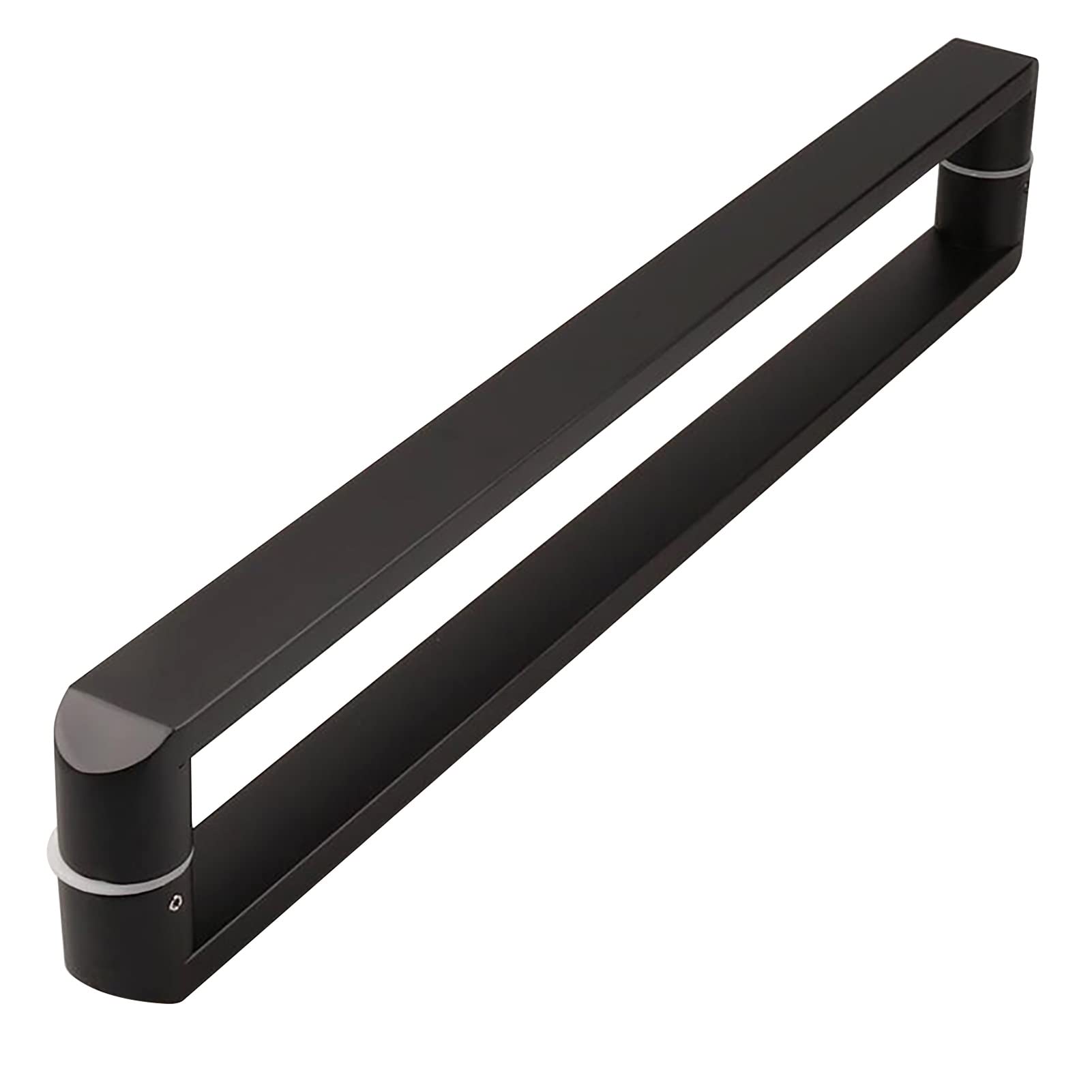 CWCQGH Sliding Door Handle Door Handle Stainless Steel Door Handle Handle, Double-Sided Sliding Door Handle,Matte Black-54cm/21inch