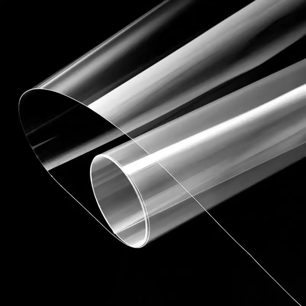 Anti Shatter Safety Glass Film – Clear Matte Finish Window Protection Sheet | Self Adhesive Vinyl, Transparent Sticker Foil Paper for Mobile, Laptop, Tablet, Car, Cabinet (Pack of 4)-image-20