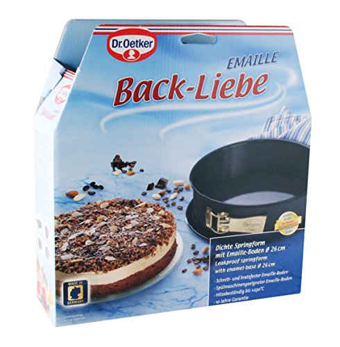 Dr. Oetker Springform Ø 26 cm Back-Liebe Emaille – Runde Backform mit Schnitt- & kratzfestem Emaille-Boden – 26er… - Image 6