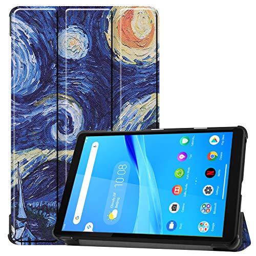 Pokaas Lenovo Tab M8 TB-8505X �P�[�X ��p�J�o�[ New���f�� �^�u���b�g �P�[�X �O�܃X�^���h �����h PU���U�[ ������� �}�O���b�g�J�� ���^ ���y�� �S�ʕی�^ (Lenovo Tab M8, ����)