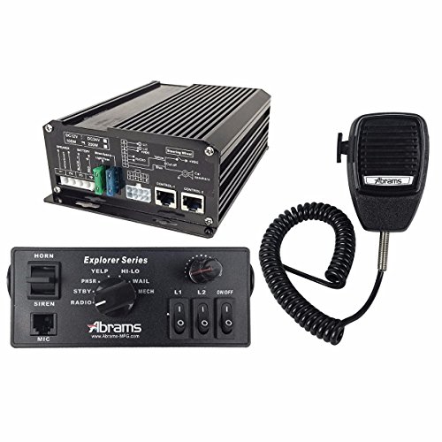Abrams EXP-100C Explorer Console Mount Siren, 100W, 2.8