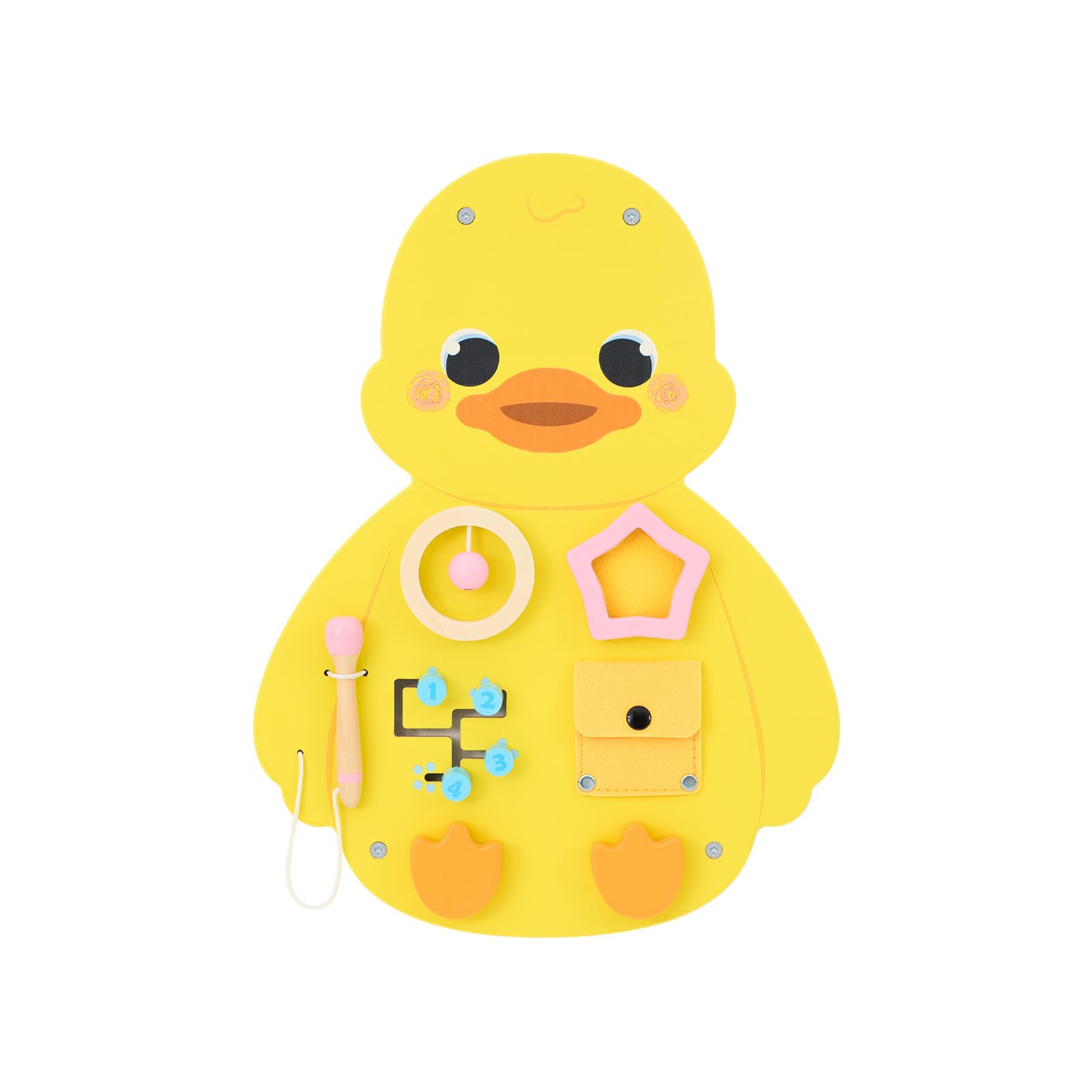 Monläurd® Wooden Duck Sensory Wall Toy