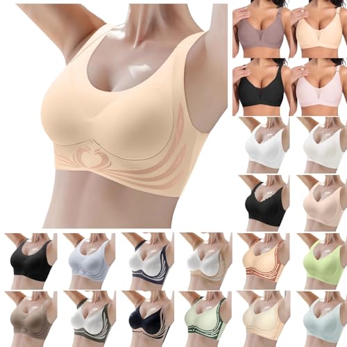 Sport-BHS Für Damen Powerful Push up Seamless Haltungskorrektur Bra 2025 Verstellbarer Schultergurt Super Bequemer Nahtloser BH Damen Ohne Bügel, Soft Anti-Sagging Push-Up-BH Sport-BHS Für Damen Powerful Push up Seamless Haltungskorrektur Bra 2025 Verstellbarer Schultergurt Super Bequemer Nahtloser BH Damen Ohne Bügel, Soft Anti-Sagging Push-Up-BH