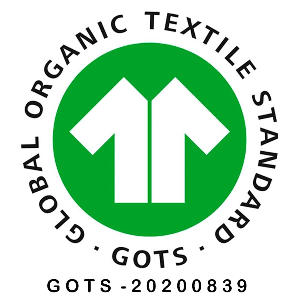COTTON ARTean - Juego de sábanas LEZO 100% algodón orgánico BEIGE