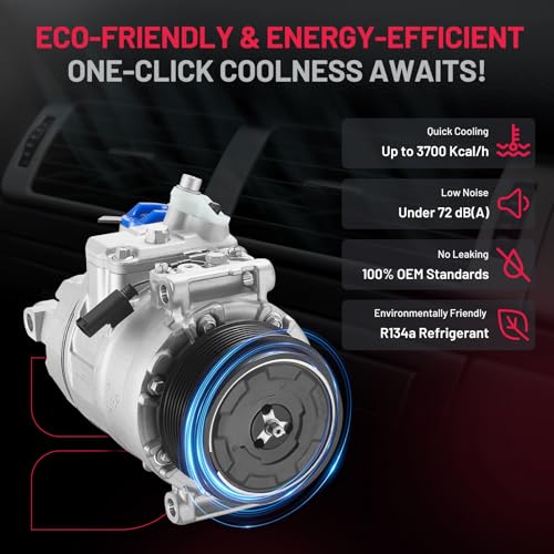 BDFHYK Air Conditioning A/C Compressor CO 11328C Compatible with Dodge Sprinter 2500 Sprinter 3500, Freightliner Sprinter 2500 Sprinter 3500, Mercedes-Benz Sprinter GL350 CL600, CL65 AMG, SLK300 ML350