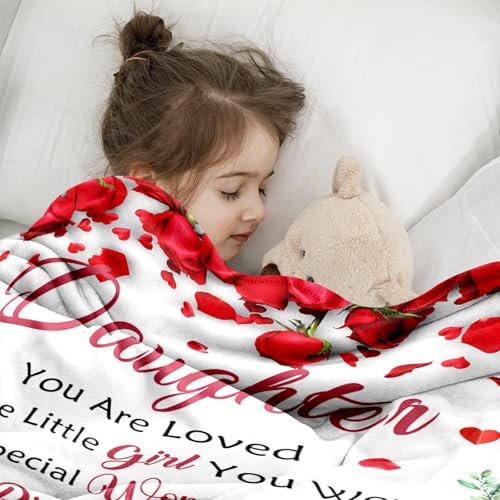 Daughter-Birthday-Gifts-from-Mom-Dad-Daughters-Blanket-Unique-Present-for-Adult-Daughters-Christmas-Valentines-Mothers-Day-Birthday-Gift-for-Daughter-Soft-Flannel-Throw-Blanket-50-x-60 Daughter Birthday Gifts from Mom Dad Daughters Blanket Unique Present for Adult Daughters Christmas Valentines Mothers Day Birthday Gift for Daughter Soft Flannel Throw Blanket 50 x 60