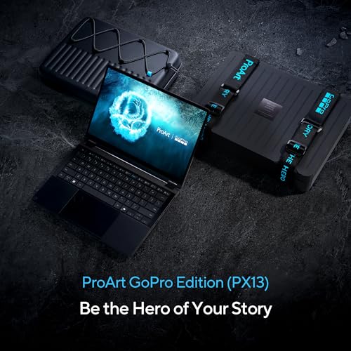 Image of ASUS ProArt PX13 (2026),AMD Ryzen AI MAX+ 395,AMD Radeon 8060S iGPU,128GB RAM,1TB SSD,3K OLED,13.3 inch(33.7 cm),Win 11,M365 Basic(1Y)* Office 2024,Nano Black,1.39 Kg,HN7306EAC-LX052WS,AI Creator Laptop