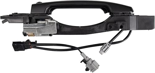 Miniatura 447 de TRQ Manija de la puerta exterior trasera izquierda del lado del conductor negra compatible con Honda Civic 2001-2005