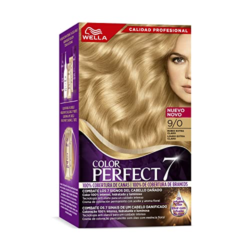 Wella Color Perfect - Tinte de Coloración Permanente para un Cabello Hidratado y Luminoso - Tonos Rubio Extra Claro
