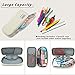FUXINGYAO Pencil Case, Multi- Slot Pencil Pouch, Portable Pencil Bag, Pen Case for& Office(White)