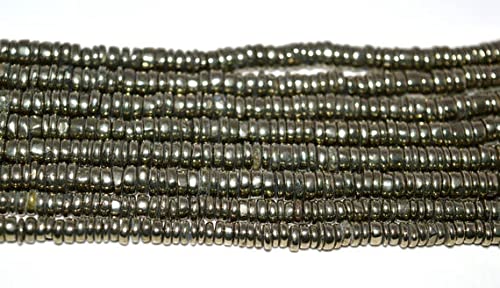 Perles en pyrite naturelle LKBEADS de 5mm pour remplacer les composants synthétiques ternes