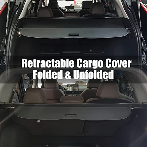 Image of Cargo Cover for 2012-2016 Honda CRV Accessories, for Honda CRV Accessories Retractable Trunk Cover Security Shield Shade Privacy Screen for CR-V Anti-Peeping(Canvas)