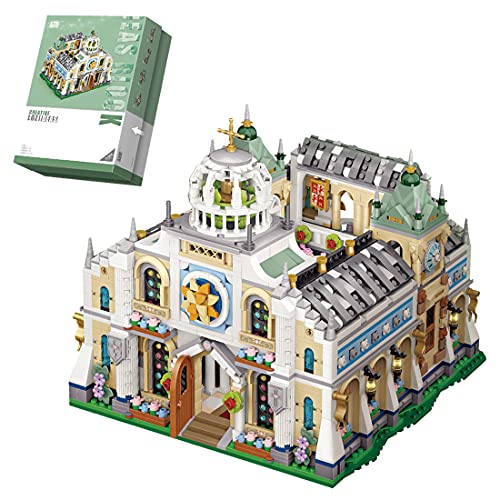 Jesus Bausteine Set Mit LED Aura - 689 Teile Mit Schafen & Sonnenblumen