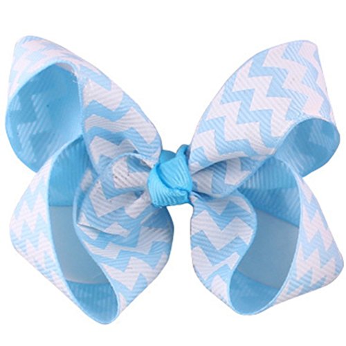 coolgoes con lazo de bebé niña del pelo diadema niño accesorios para el pelo pelo banda headwear Kid Headdress azul celeste