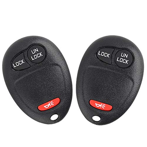 YITAMOTOR 2 Key Fob Replacement for L2C0007T Keyless Entry Remote Compatible for Chevrolet Colorado GMC Canyon Hummer H3 H3T Isuzu i280 i290 i350 i370