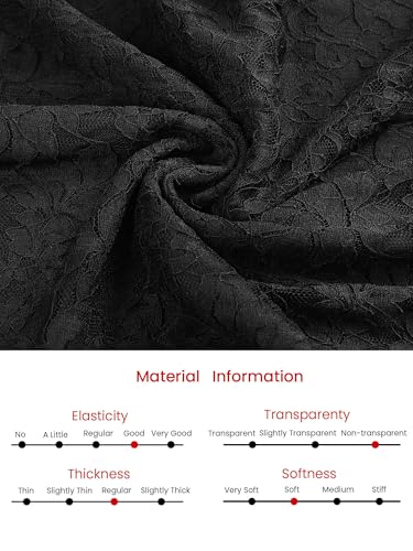 Image of Hobemty Women's Floral Lace Dress V Neck Long Sleeve Cocktail Wedding Bodycon Pencil Dresses
