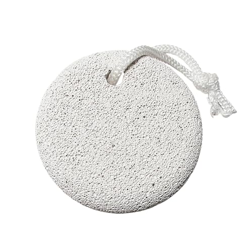 zoerbufan Pumice Stone for Feet/Hands/Body Natural Lava Pumice Stone for Dead Hard Skin Removal Foot Scrubber White Calluse Remover Foot File for Men/Women for Exfoliation(Circle)
