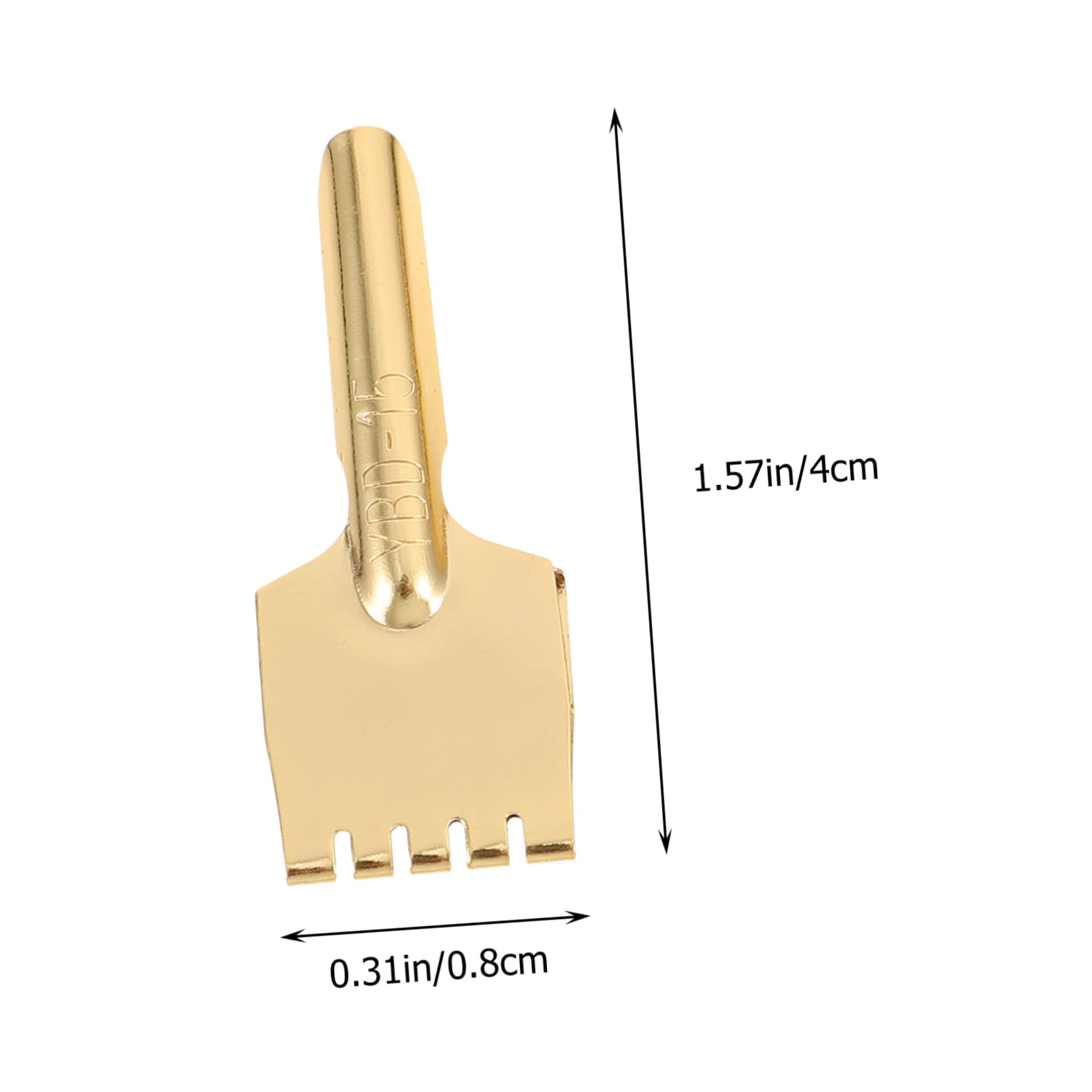 HOMSFOU 5Pcs Vintage Fountain Pen Nibs Flat Head Replacement Tips for Calligraphy Art Easy to Install Writing Tools for Students Artists