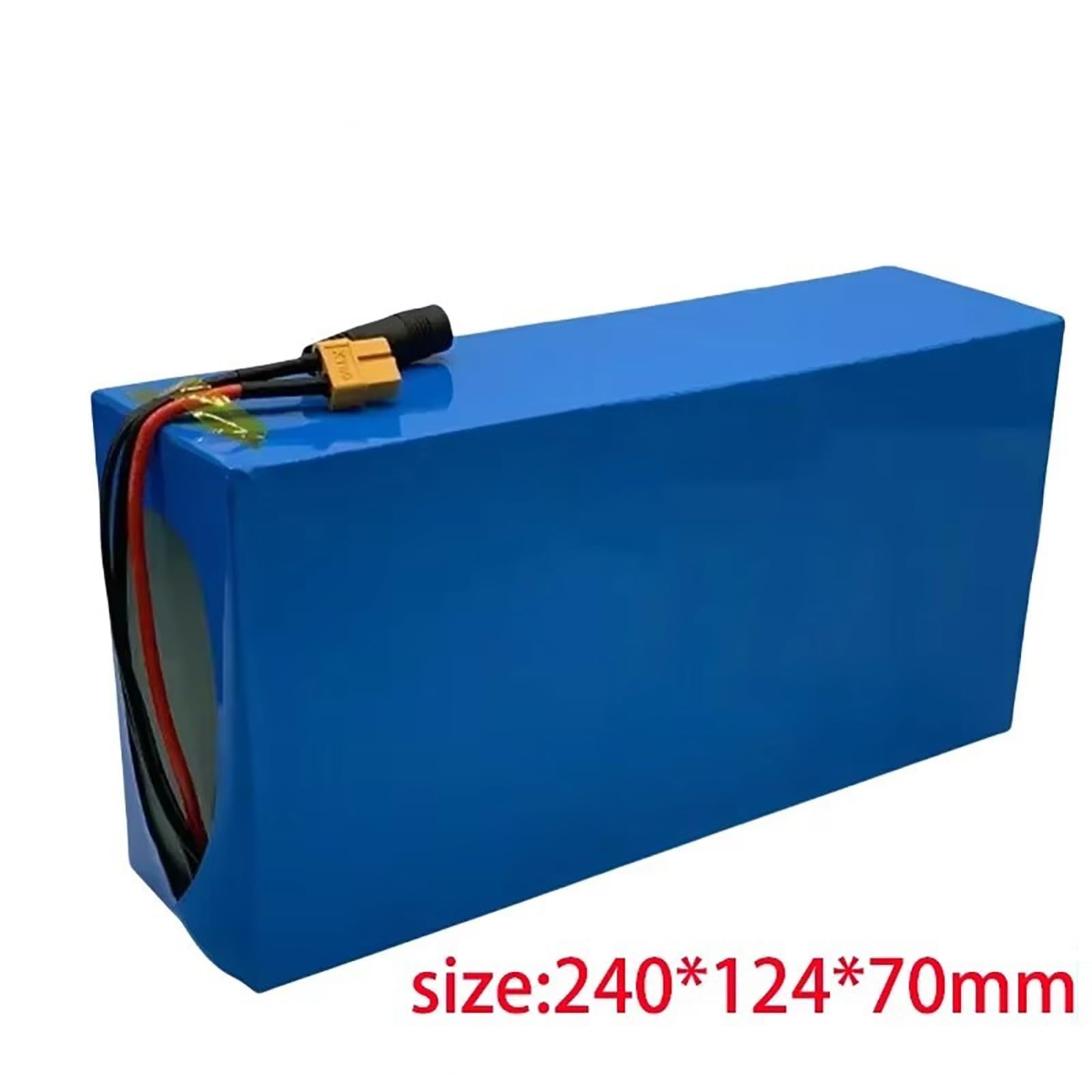 Batería de Litio de 48V 20Ah para Bicicleta eléctrica, batería Recargable de 48 voltios de Iones de Litio para Bicicleta eléctrica o Patinete eléctrico con Cargador 48V 20Ah,XT60+DC