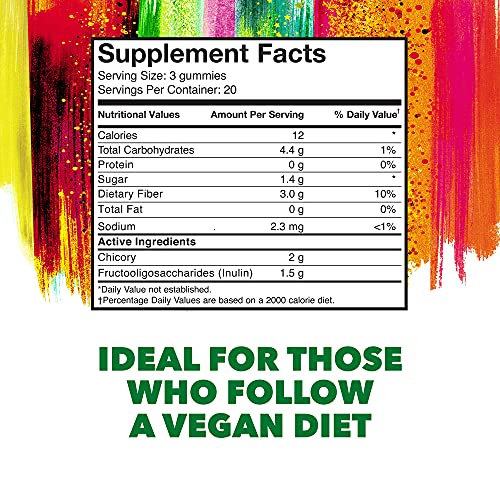 Konsyl Daily Fiber Gummies - Helps Support Digestive Health+ - Vegan Fiber Supplement Gummies for Adults - All-Natural Fruit Flavor (60 Count) - Image 4