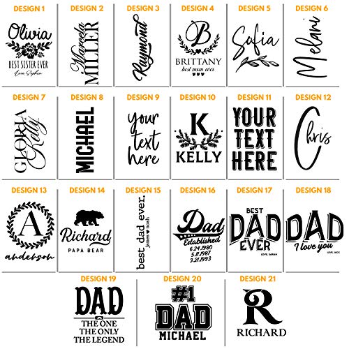 United Craft Supplies Personalized Tumblers 20 Oz. Royal Blue With Lid - 12 Design | Coffee Mug For Men | Double Wall Vacuum Insulated Coffee Travel Mug, Personalized Cups With Name… #TOP3