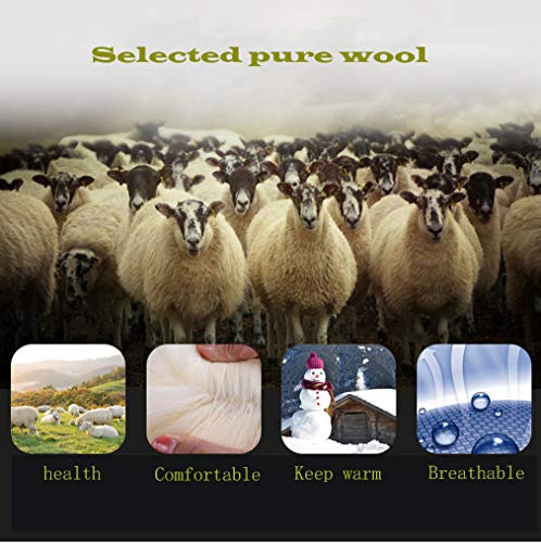 3Pcs Set Womens Winter Fashion Wool Fur Soft Furry Steering Wheel Covers Blue Fluffy Handbrake Cover Gear Shift Cover Fuzz Warm Non-Slip Car Decoration Long Hair #TOP3