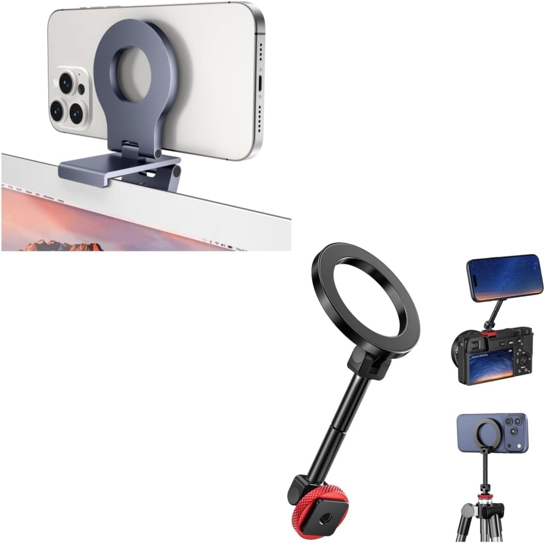 Itramax Continuity Camera Mount & Magnetic Tripod Phone Mount