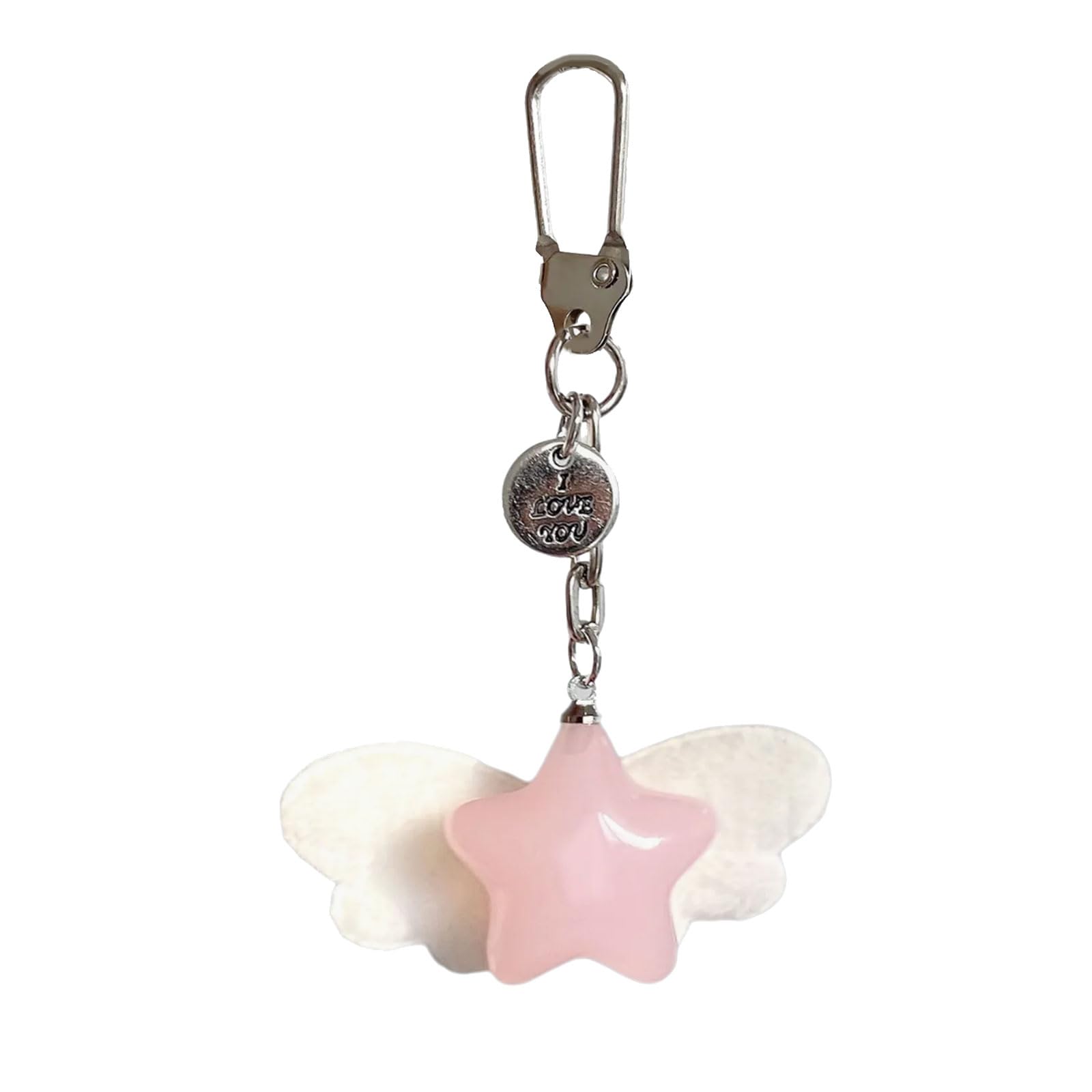 NEWFT Rotund Star Phone Cord Flexible Gelatin Substance Decorative Bag Clip Not Deadly Rosin Craft Lovely Device Addition For