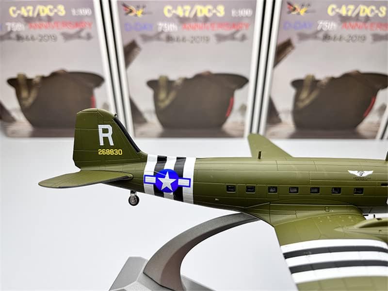 Miniatura 6 de Segunda Guerra Mundial USA C-47 CU 1/100 avión modelo de avión fundido a presión