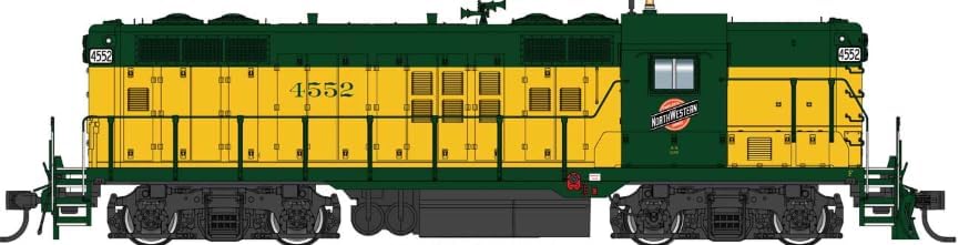Walthers Proto 920-49729 HO Scale EMD GP9 Phase II High Nose - Standard DC - Chicago & North Western #4554