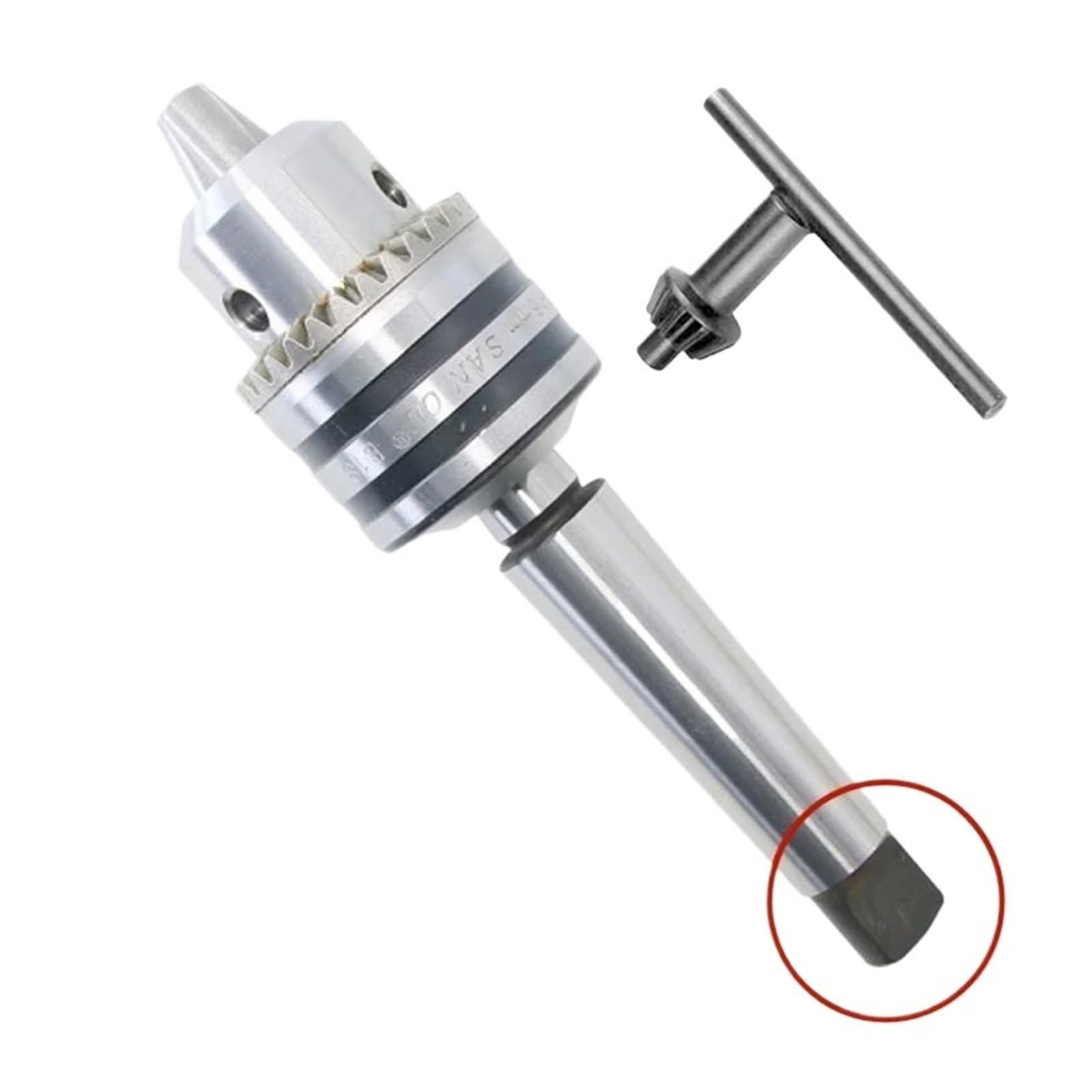 Lathe Live Center Morse Tapper Shank Drill Chuck Arbor Lathe Machine(MTA,MT1-B16 (1.5-13mm))