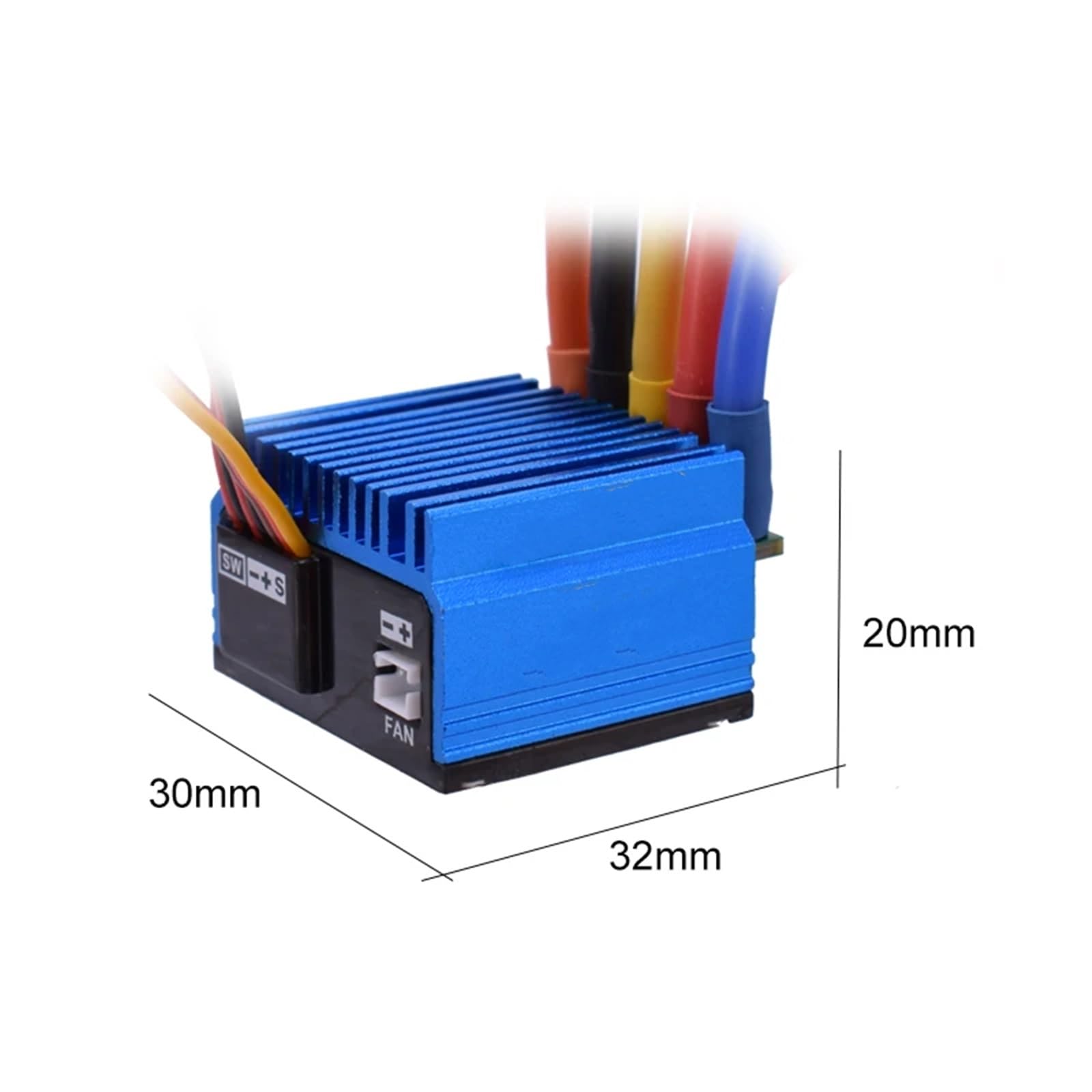 Per Buggy TS50 1/10 Brushless Sensored ESC Con 6V/2A BEC Supporto Sensore Sensorless Motor Touring RC Ricambi Auto Accessori ESC RC