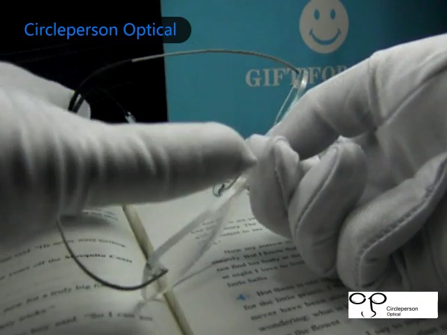 Circleperson Rimless Titanium Eyeglass frames Men Hingeless Light