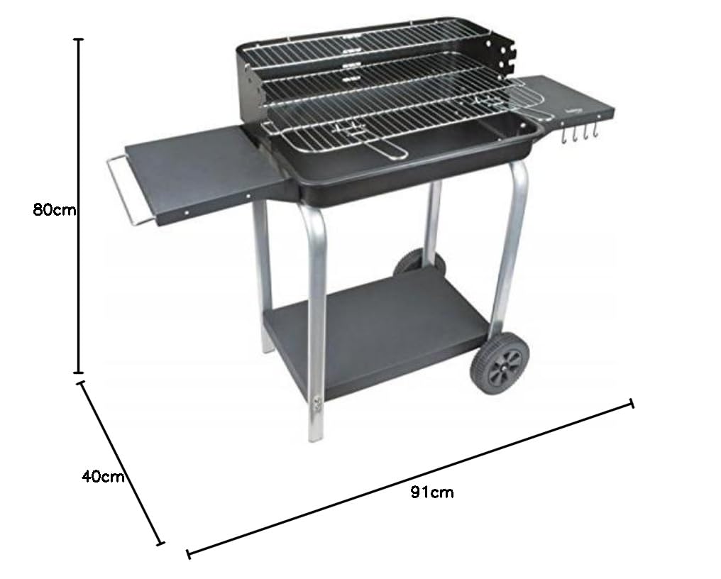 Habitex 552C10 - Barbacoa Carbón Supergrill 60