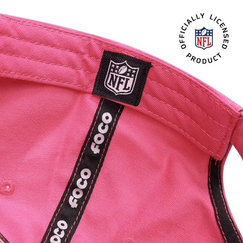 FOCO Kansas City Chiefs NFL Magenta & White Casual Cap - Magenta - Image 5