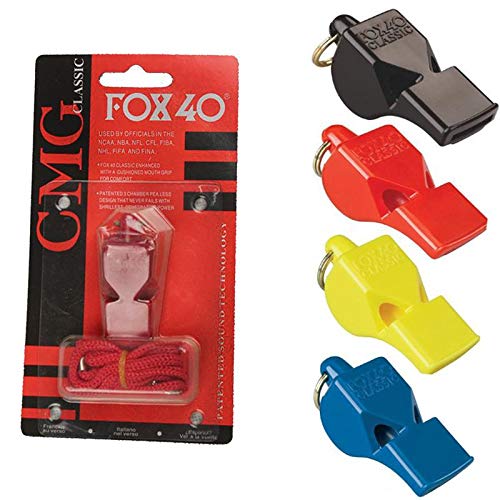 hello sp Fox 40 Classic Whistle Safety with Breakaway Lanyard (Multicolour) (B09B755VF8) Amazon Price History, Amazon Price Tracker