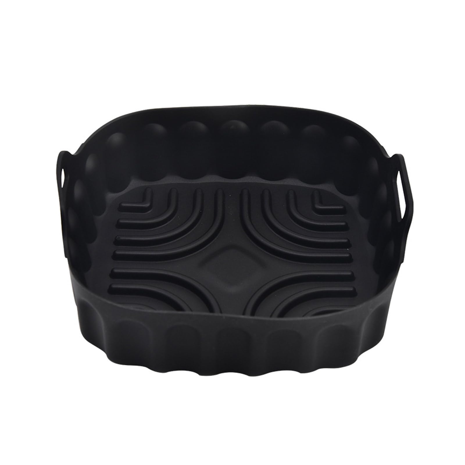 Tsophreniq Second Generation Air Baking Tray Silicone Air Folding Square Barbecue Tray for Pizza Fried Chicken Square Barbecue for Oven