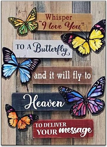 Butterfly Diamond Painting Kits for Adults ，Full Round Crystal Diamond Art Diamond Arts Kits for Beginners，DIY 5D Diamond Paintings Used for Home Wall Decor Gift 12X18in