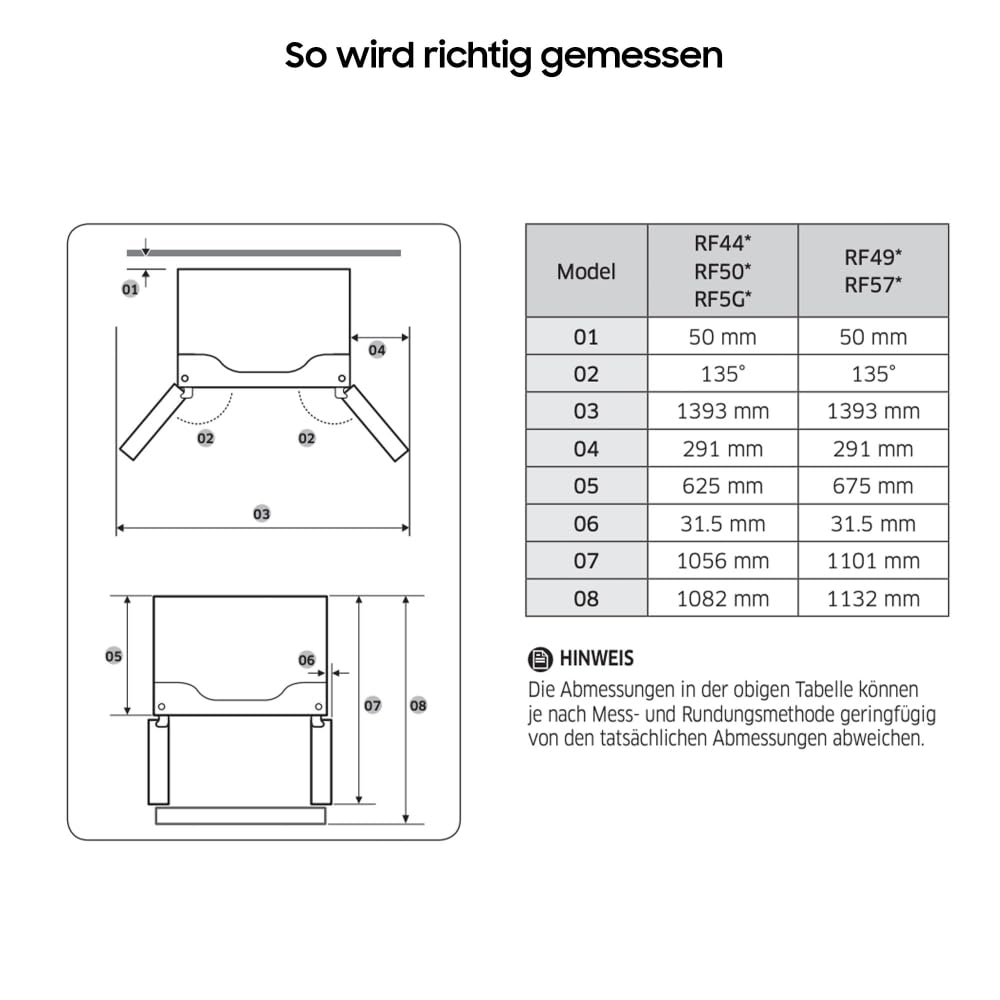 Samsung French-Door-Kühlschrank mit Gefrierfach, 178 cm, 495 l, WiFi & SmartThings AI Energy Mode, Twin Cooling+, Auto Ice Maker, No Frost+, Premium Black Steel, RF50C530EB1/EF