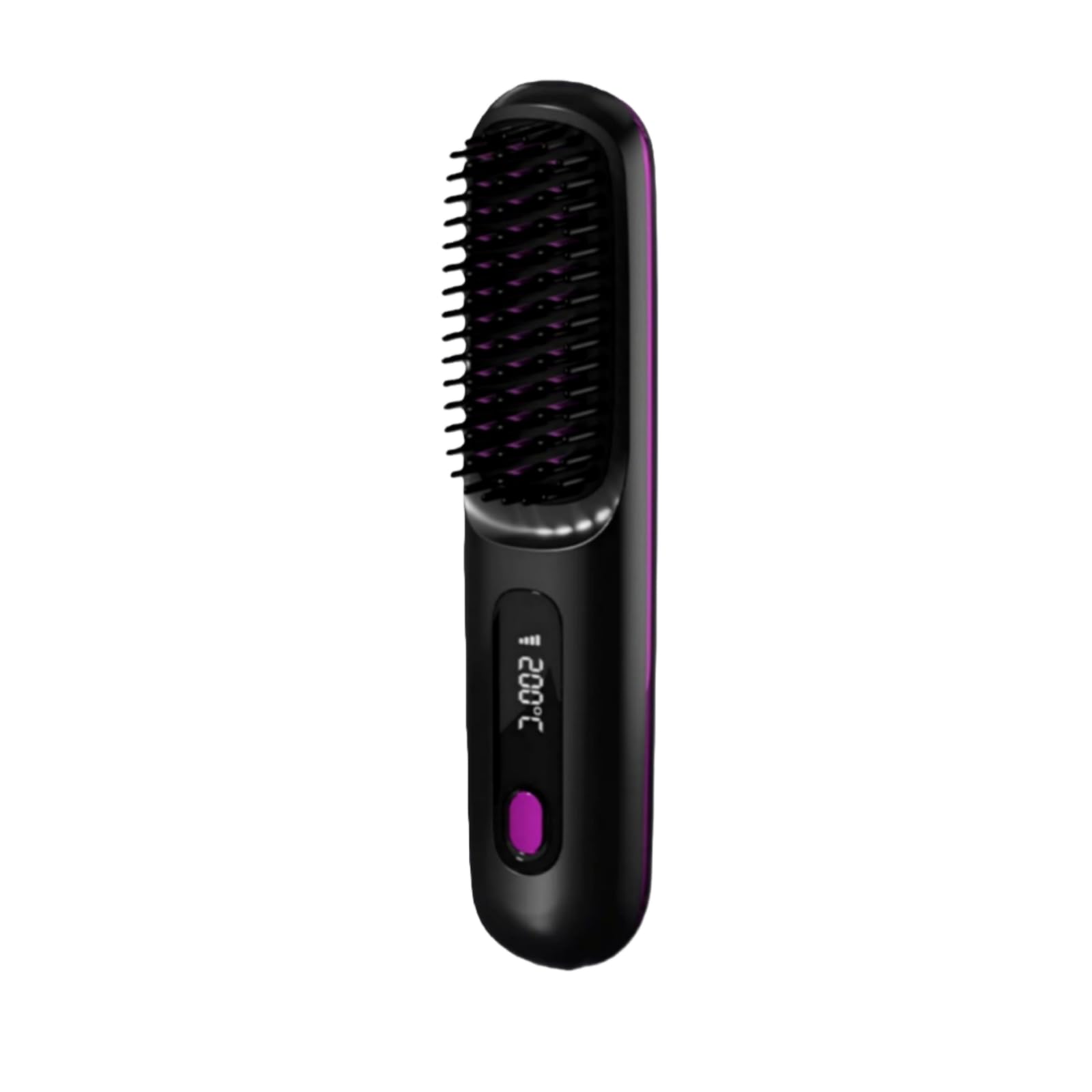 clinora Die ERSTE intelligente Syling-Bürste für kurzes Haar，Kabellose Glättbürste mit LED-Anzeige, Stylingbürste für glätten, locken und trocknen, 3 Wärmestufen，Kompakt und tragbar