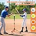 Storgem Baseball Tee,Portable Tripod Batting Tee,Softball Tee for Batting Practice,Hitting Tee Easy Adjustable Height,with Bag