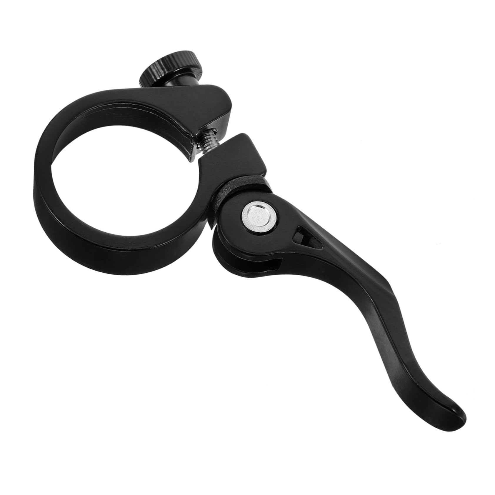 Abaodam Alloy Quick Release Bike Seat Clamp Lightweight Casual Collar for Folding Bikes Durable Metal Post Clamp with Rack Mount Design