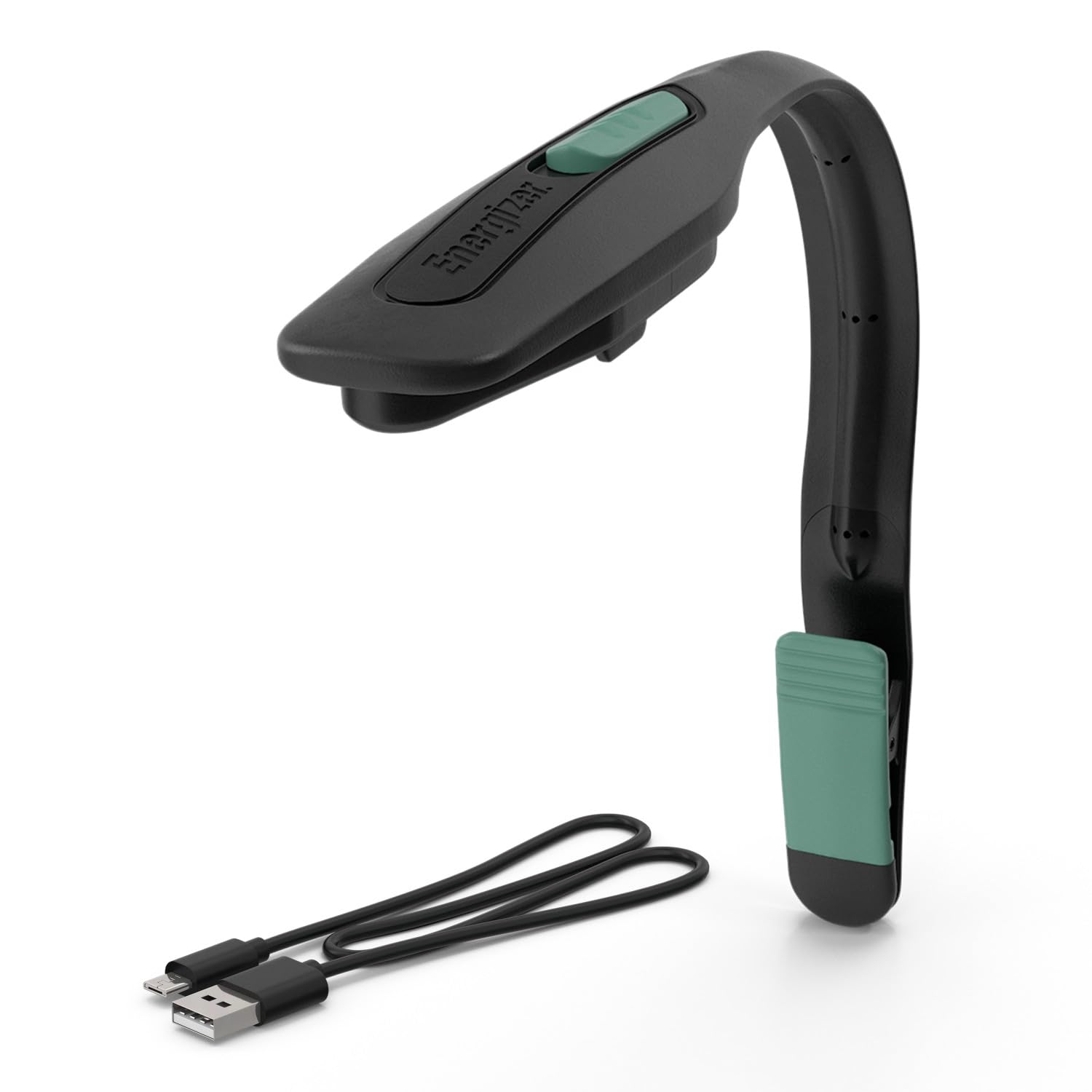 Energizer Lampada da Lettura LED Ricaricabile – Clip Flessibile, 3 Modalità, USB-C, Lunga Durata