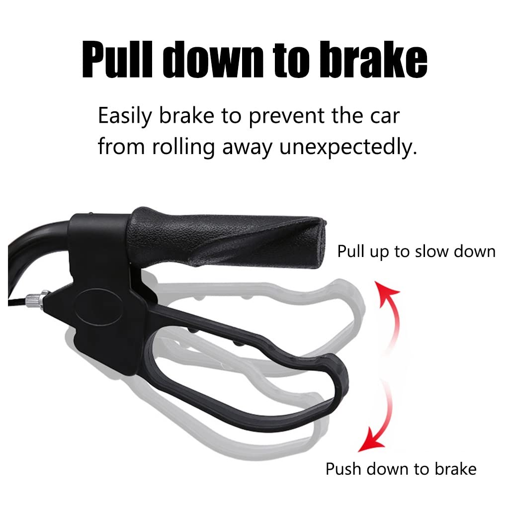 UWYTGF Shopping Cart for Seniors,Rollator Walker with Break Device & Adjustable Armrest,Folding Grocery Cart with Backrest,Detachable Shopping Basket