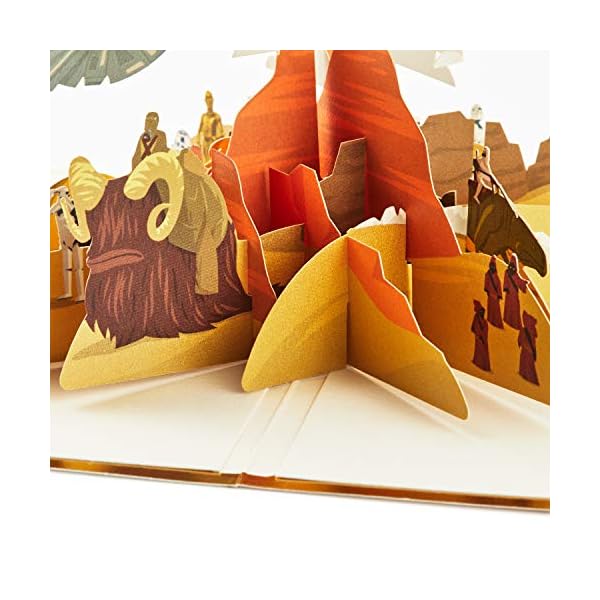 Hallmark Signature Paper Wonder Star Wars Pop-Up-Geburtstagskarte (Luke Skywalker und Obi-Wan) – Bild 7