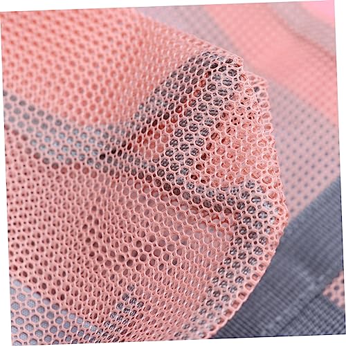Large Capacity Mesh Tote Bag for Women Versatile Beach Picnic Travel Storage with Zippered Pocket for Essentials Outdoor Activities Pink3