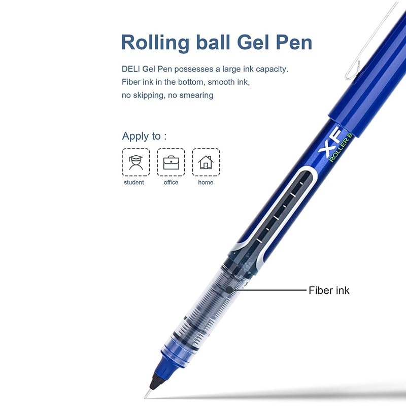 Bolígrafo RollerBall KLVN punta 0.5mm tinta negra miniatura 6