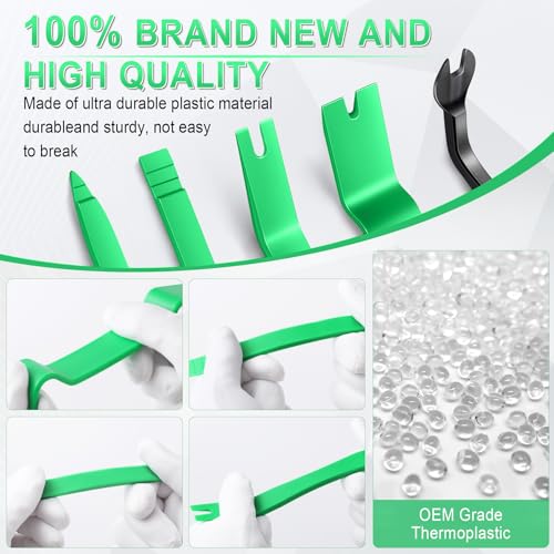 image for LivTee 5 pcs Auto Trim Removal Tool Kit, No Scratch Plastic Pry Tool K