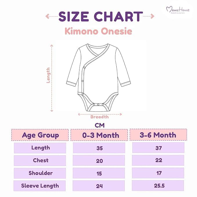 Image of MOM'S HOME Organic Cotton Baby Clothing Set | Baby Essential Clothes For Newborn | Baby Shower Gift Hamper | 0-6 Months | Avocado | Pack of 6